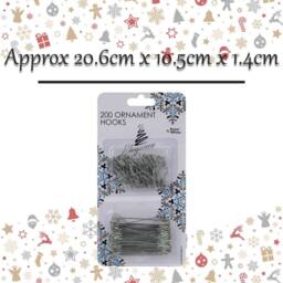 VFM e-Store Christmas Decoration Hooks Ornament 200 Silver - thumbnail 2