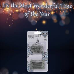 VFM e-Store Christmas Decoration Hooks Ornament 200 Silver - thumbnail 3