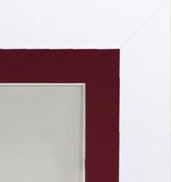 Frames & Mirrors 4U Metro White Frame with Red Mount for Image Size 40 x 30 CM - thumbnail 5