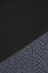 Neel Blue 220GSM Crushed Velvet Cushion Covers, Set of 2, 45cm x 45cm in Black - Size: 45 cm x 45 cm - thumbnail 3