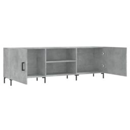 Berkfield Home TV Cabinet Concrete Grey 150x30x50 cm Engineered Wood - Size: 150 x 30 x 50 cm - thumbnail 6