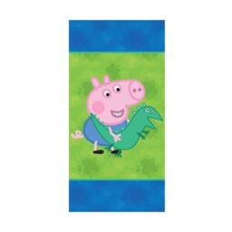 Peppa Pig Dinosaur Beach Towel in Green - thumbnail 1