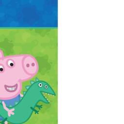 Peppa Pig Dinosaur Beach Towel in Green - thumbnail 2