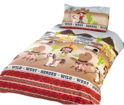 Rapport Home Wild West Polycotton Duvet Cover with Pillowcase - Size: Double - thumbnail 2