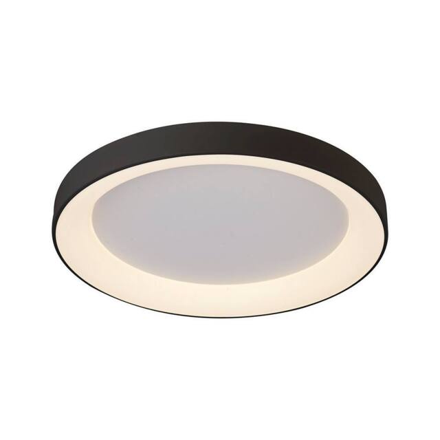 Netlighting Niseko Ring Ceiling 65cm 48W LED 3000K 3900lm Black 3yrs Warranty - image 1