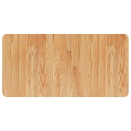 Berkfield Home Basin Shelf Wall Mounted Steel & Solid Wood Oak in Brown - thumbnail 8