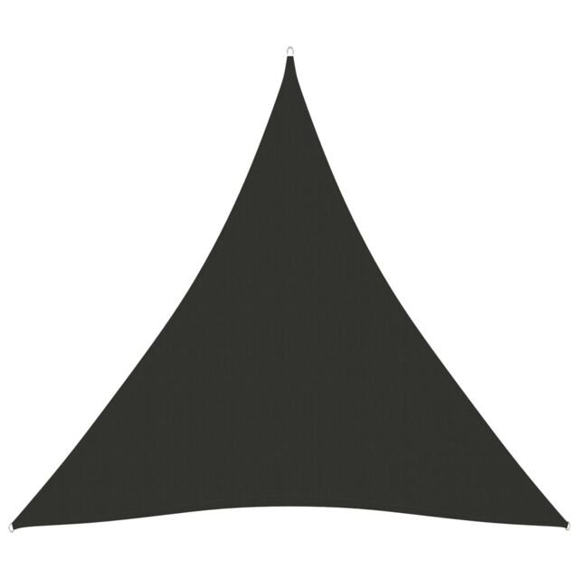 Berkfield Home Sunshade Sail Oxford Fabric Triangular 4.5x4.5x4.5 m Anthracite in Black - image 1