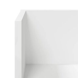 Berkfield Home Wall Shelves 2 pcs White 100x16.5x16.5 cm Engineered Wood - thumbnail 9