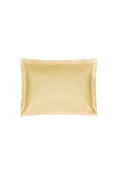 Belledorm Easy Care 200 Thread Count Cotton Polyester Percale Oxford Pillowcase in Yellow - thumbnail 1