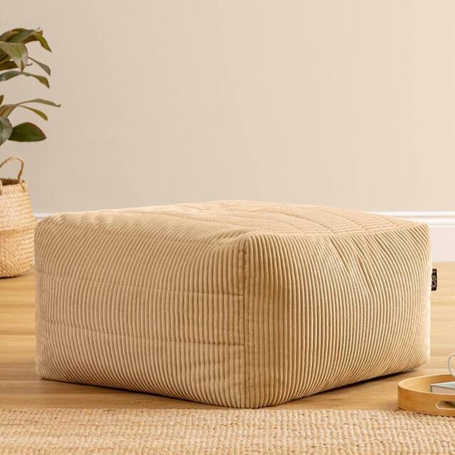 icon Noa Bean Bag Slab, Jumbo Cord in Cream - image 1