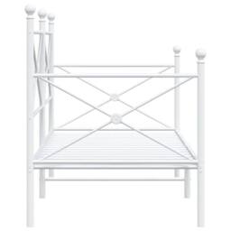 Berkfield Home Durable Day Bed without Mattress White 90x200 cm Steel - thumbnail 6