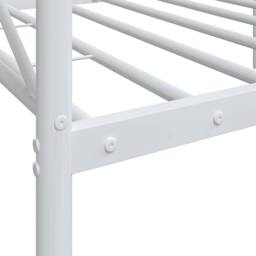 Berkfield Home Durable Day Bed without Mattress White 90x200 cm Steel - thumbnail 9