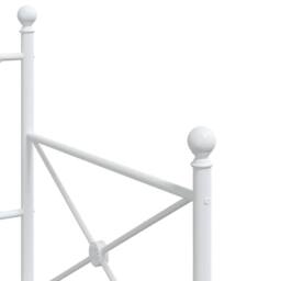 Berkfield Home Durable Day Bed without Mattress White 90x200 cm Steel - thumbnail 8
