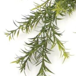 Leaf Artificial Hanging Trailing Plant UV Fire Resistant Spider Fern Plant 78cm in Green - thumbnail 3