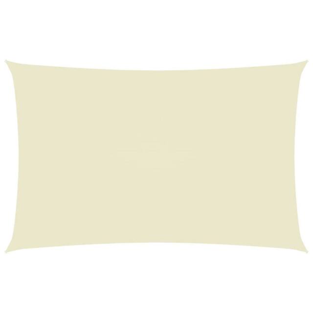 Berkfield Home Sunshade Sail Oxford Fabric Rectangular 5x8 m Cream in Beige - image 1
