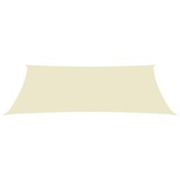 Berkfield Home Sunshade Sail Oxford Fabric Rectangular 5x8 m Cream in Beige - thumbnail 2