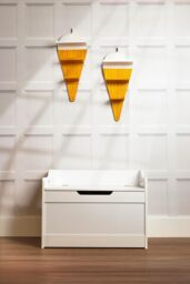 Marco Paul Wooden Toybox Chest Toy Storage Baby Box in White - thumbnail 6