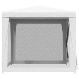 Berkfield Home Party Tent with 4 Mesh Sidewalls 2.5x2.5 m White - thumbnail 5