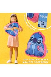 Disney Women's 3D Stitch Cushion in Blue - thumbnail 3