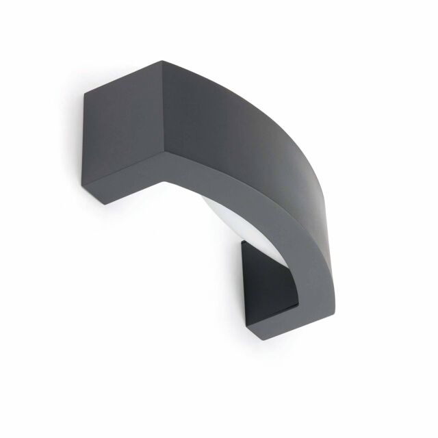 Netlighting Ancora 1 Light Outdoor Wall Light Dark Grey IP44 E27 - image 1