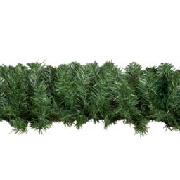 Samuel Alexander 2.7m (9ft) Plain Green Imperial Pine Christmas Garland - thumbnail 7