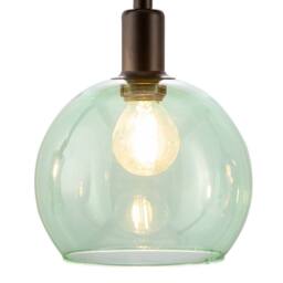 Netlighting Telesto Ceiling Spotlight Bar Black Glass Shade 4x E14 - thumbnail 3