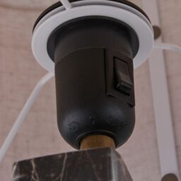 Nordlux Vintage Indoor Table Lamp Brown Marble E27 On-Fixture Switch - Mains Powered, IP20 in Beige - thumbnail 5