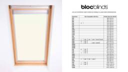 Bloc Blinds Blackout Blind for Velux Roof Window - White in Silver - Size: UK08 - thumbnail 4