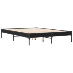 Berkfield Home Bed Frame without Mattress Black 135x190 cm Double - thumbnail 6