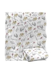 Warner Brothers Harry Potter Whimsical Water Color Blanket 152 x 127 cm in White - thumbnail 2