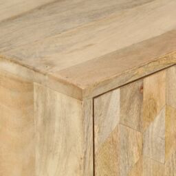 Berkfield Home Drawer Cabinet 70x35x70 cm Solid Wood Mango in Brown - Size: 70 x 35 x 70 cm - thumbnail 6
