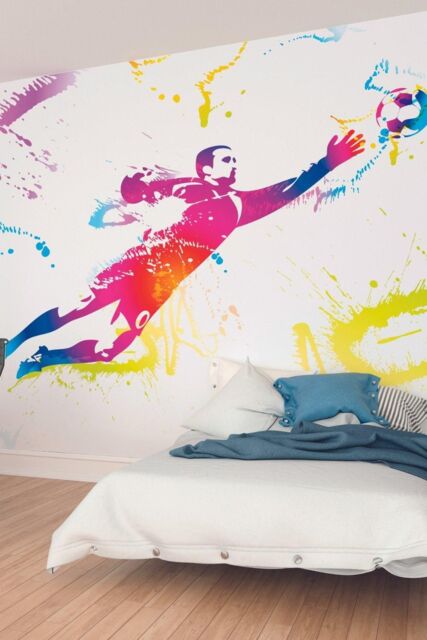 Origin Murals Football Goalkeeper Wall Mural - Size: W350 cm x H280 cm - image 1