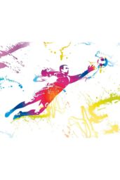 Origin Murals Football Goalkeeper Wall Mural - Size: W350 cm x H280 cm - thumbnail 2