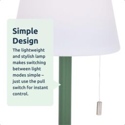 idooka Outdoor Standing Lamp 30cm USB Rechargeable LED in Dark Green - thumbnail 5