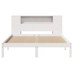 Berkfield Home Bookcase Bed without Mattress White 160x200 cm Solid Wood Pine - thumbnail 4