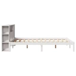 Berkfield Home Bookcase Bed without Mattress White 160x200 cm Solid Wood Pine - thumbnail 7