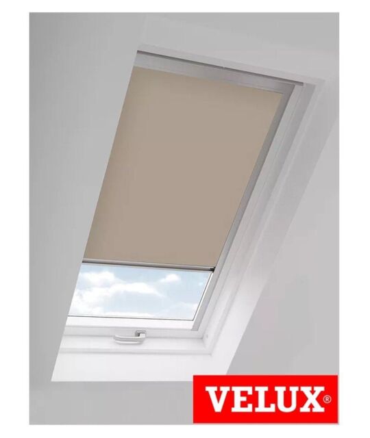 New Edge Blinds Karo Thermal out Skylight Roller Blinds (Velux Roof Windows G Codes) in Taupe - Size: SK10 - image 1