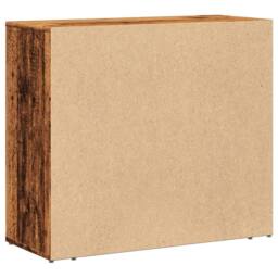Berkfield Home Sideboard Old Wood 80x33x70 cm Engineered Wood in Brown - Size: 80 x 33 x 70 cm - thumbnail 7