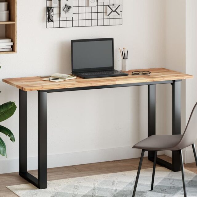 Berkfield Home Table Top Rectangular 120x50x2 cm Solid Wood Acacia in Brown - Size: 120 x 50 x 2 cm - image 1