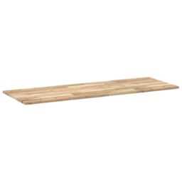 Berkfield Home Table Top Rectangular 120x50x2 cm Solid Wood Acacia in Brown - Size: 120 x 50 x 2 cm - thumbnail 5