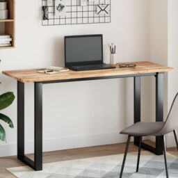 Berkfield Home Table Top Rectangular 120x50x2 cm Solid Wood Acacia in Brown - Size: 120 x 50 x 2 cm