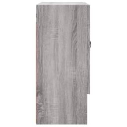 Berkfield Home Wall Cabinet Grey Sonoma 60x31x70 cm Engineered Wood - Size: 60 x 31 x 70 cm - thumbnail 7