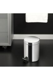 Cosmic Bathroom & Kitchen, Bin 5L capacity, Silver, Architect S+ Collection in Silver - thumbnail 3