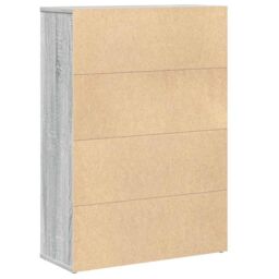 Berkfield Home Bookcase Grey Sonoma 60x24x85 cm Engineered Wood - Size: 60 x 24 x 85 cm - thumbnail 7