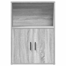 Berkfield Home Bookcase Grey Sonoma 60x24x85 cm Engineered Wood - Size: 60 x 24 x 85 cm - thumbnail 4