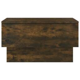 Berkfield Home Wall-mounted Bedside Cabinets 2 pcs Smoked Oak in Brown - thumbnail 6