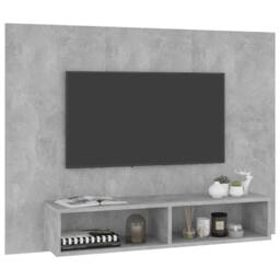 Berkfield Home Wall TV Cabinet Concrete Grey 120x23.5x90 cm Engineered Wood - thumbnail 5