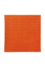 CHRISTY 'Prism' Luxury 100% Turkish Cotton Bath Mats in Orange - thumbnail 1