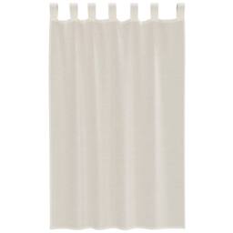 Berkfield Home Voile Curtains with Tab Top 2 pcs Cream - thumbnail 4