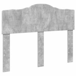 Berkfield Home Bed Frame with Headboard Concerte 120 x 190 cm Solid Pine Wood in Grey - thumbnail 6